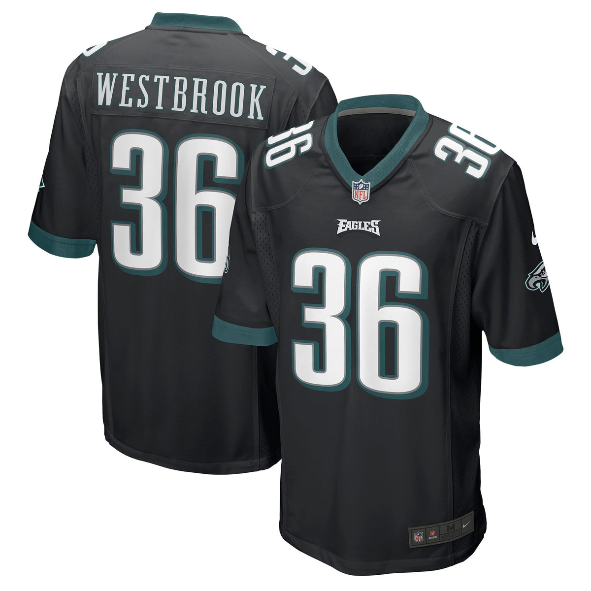 Brian Westbrook Philadelphia Eagles black Alternate jersey