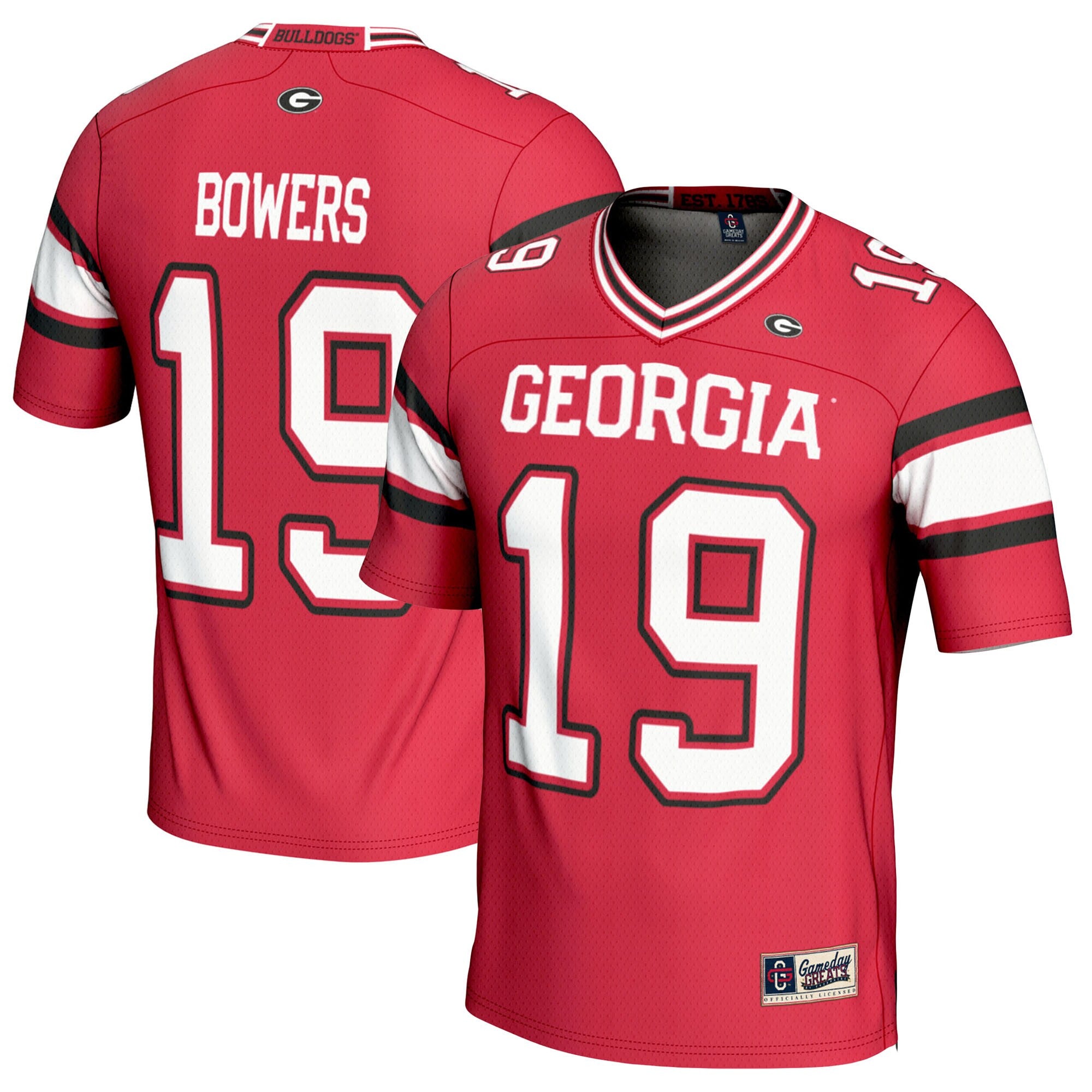 Brock Bowers Georgia Bulldogs red jersey
