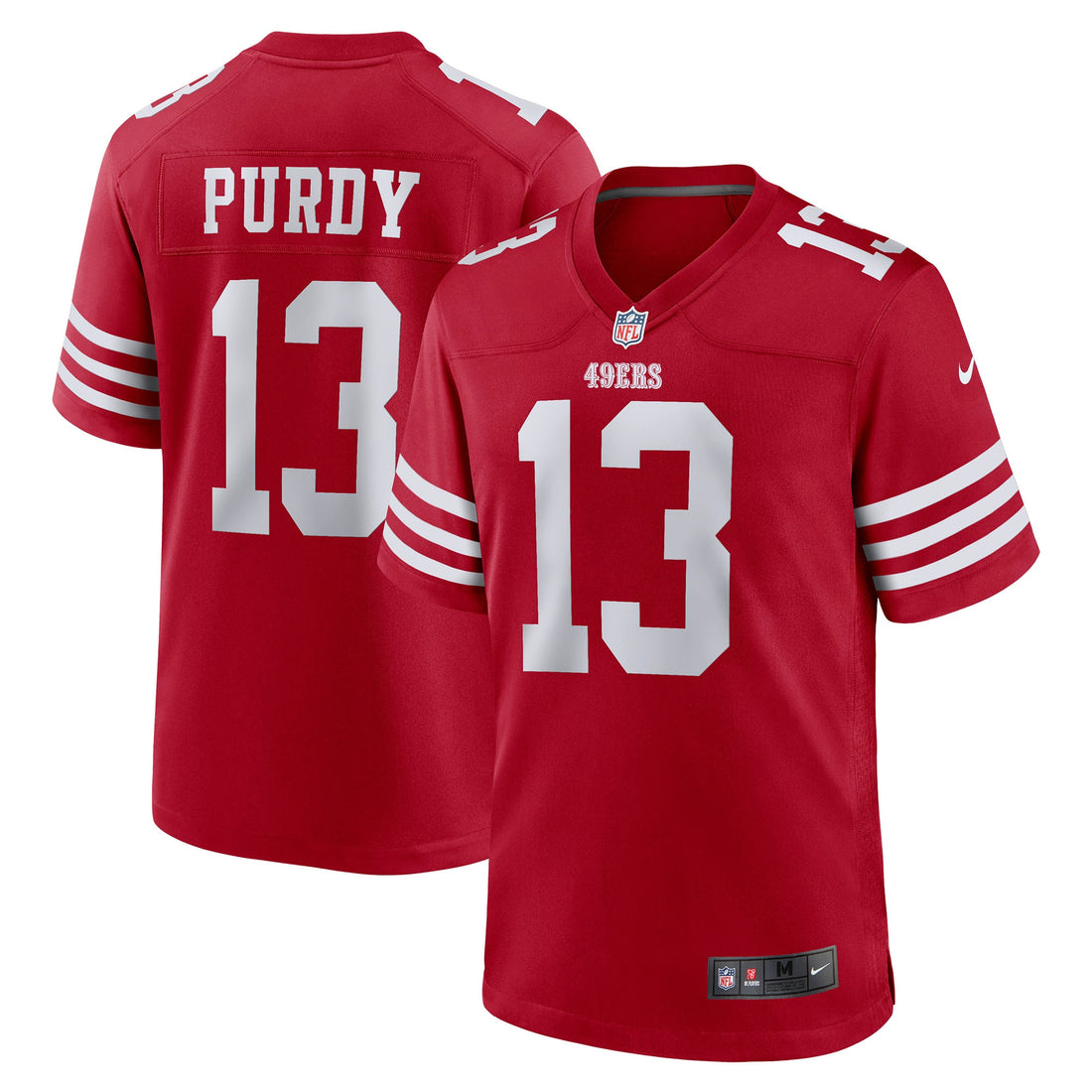 Brock Purdy San Francisco 49ers scarlet Game jersey