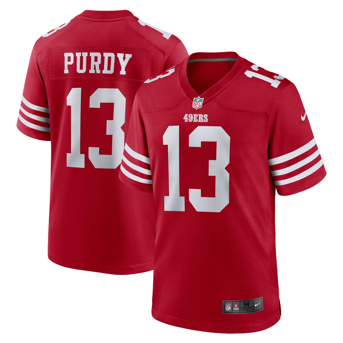 Brock Purdy San Francisco 49ers scarlet Game jersey