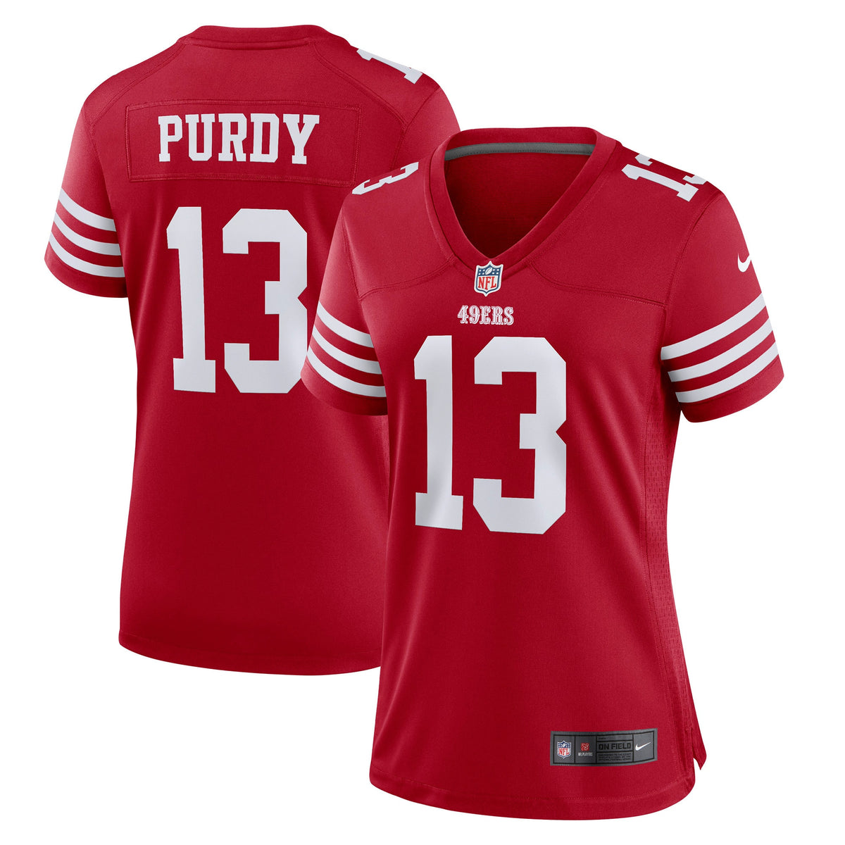 Brock Purdy San Francisco 49ers scarlet jersey