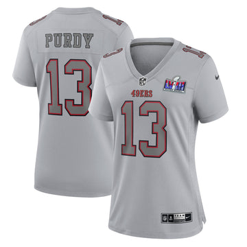 Brock Purdy Super Bowl Lviii Atmosphere San Francisco 49ers gray Fashion jersey