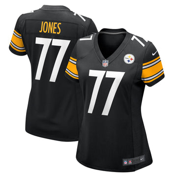 Broderick Jones Pittsburgh Steelers black jersey