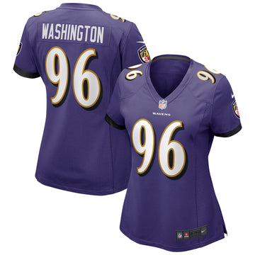 Broderick Washington Baltimore Ravens purple jersey