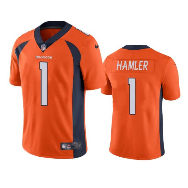 KJ Hamler Denver Broncos orange Untouchable jersey