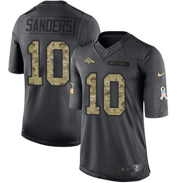 Emmanuel Sanders Denver Broncos black Salute To Service jersey
