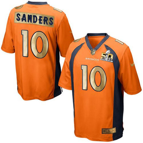 Emmanuel Sanders Denver Broncos orange Game jersey