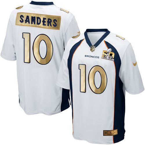 Emmanuel Sanders Denver Broncos white Game jersey
