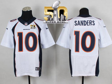 Emmanuel Sanders Denver Broncos white Elite jersey
