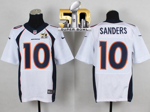 Emmanuel Sanders Denver Broncos white Elite jersey