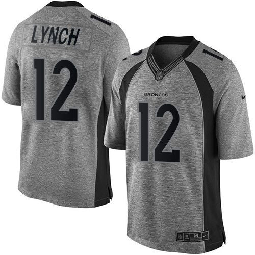 Paxton Lynch Denver Broncos gray Limited jersey