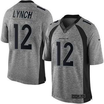 Paxton Lynch Denver Broncos gray Limited jersey