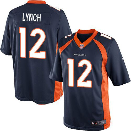 Paxton Lynch Denver Broncos navy Limited jersey