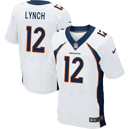 Paxton Lynch Denver Broncos white Elite jersey