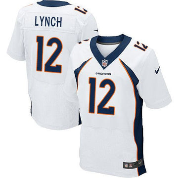 Paxton Lynch Denver Broncos white Elite jersey