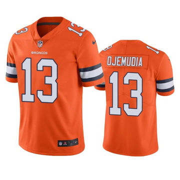 Michael Ojemudia Denver Broncos orange Color Rush jersey