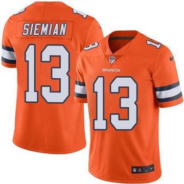 Trevor Siemian Denver Broncos orange Limited jersey