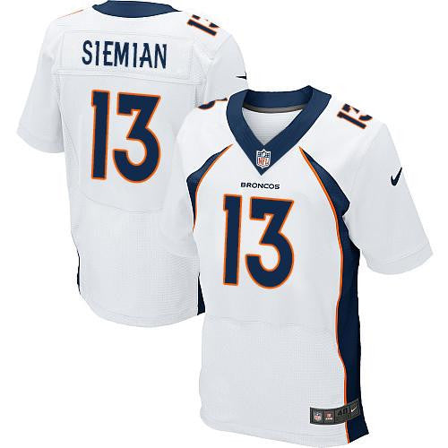Trevor Siemian Denver Broncos white Elite jersey