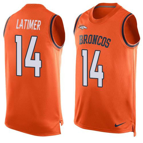 Cody Latimer Denver Broncos orange Limited jersey