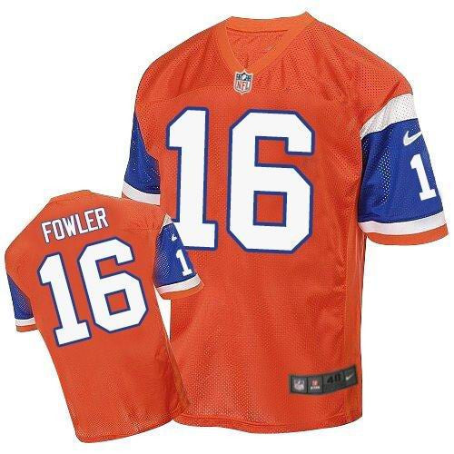 Bennie Fowler Denver Broncos orange Elite jersey