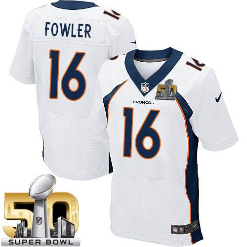 Bennie Fowler Denver Broncos white Elite jersey