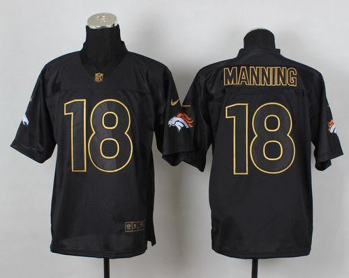 Peyton Manning Denver Broncos black Elite jersey