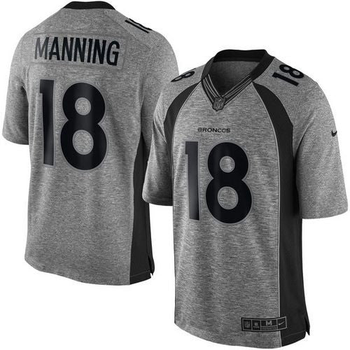Peyton Manning Denver Broncos gray Limited jersey
