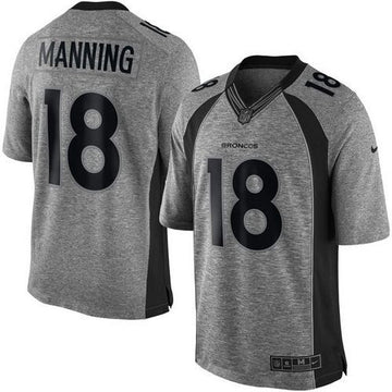 Peyton Manning Denver Broncos gray Limited jersey