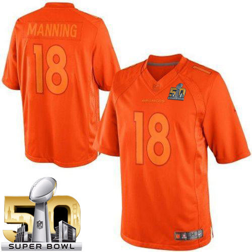Peyton Manning Denver Broncos orange Limited jersey