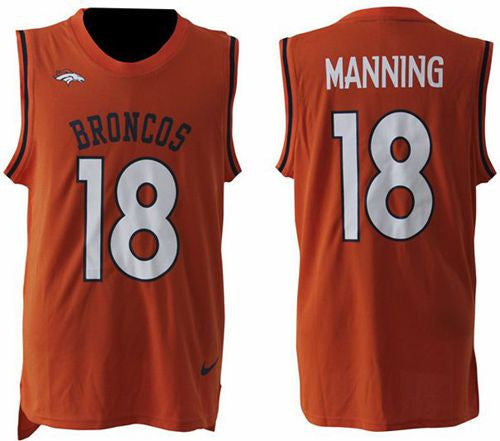 Peyton Manning Denver Broncos orange Limited jersey