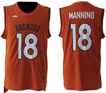 Peyton Manning Denver Broncos orange Limited jersey