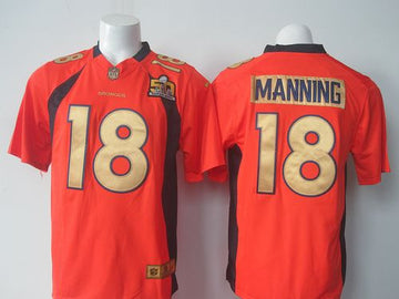 Peyton Manning Denver Broncos orange Elite jersey
