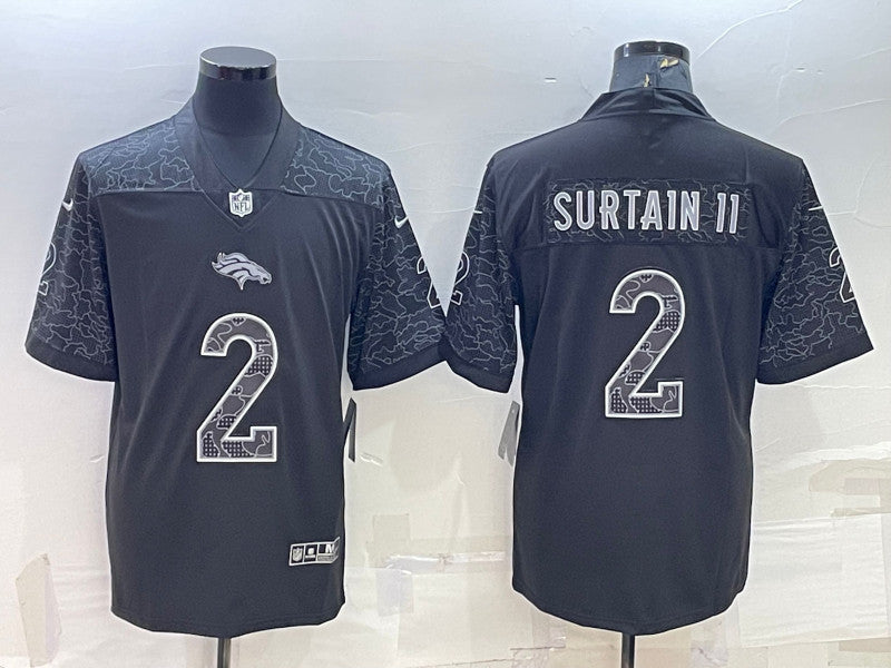 Patrick Surtain II Denver Broncos black Limited jersey