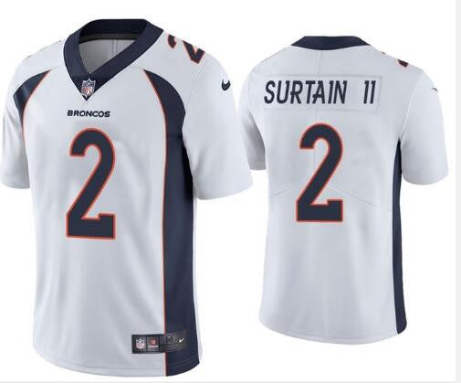 Patrick Surtain II Denver Broncos white Limited jersey