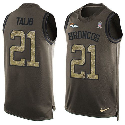 Aqib Talib Denver Broncos green Salute To Service jersey