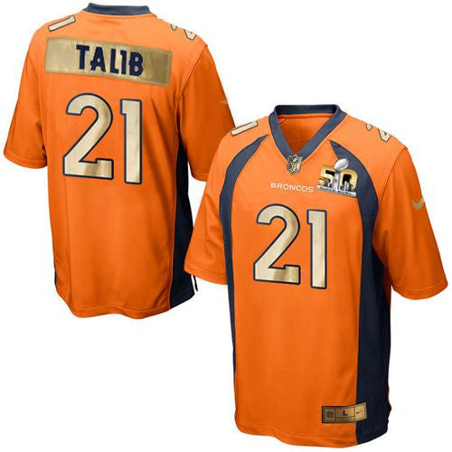 Aqib Talib Denver Broncos orange Game jersey