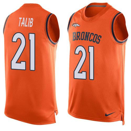 Aqib Talib Denver Broncos orange Limited jersey