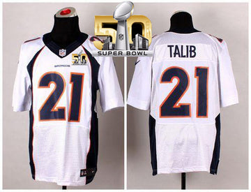 Aqib Talib Denver Broncos white Elite jersey