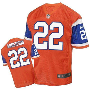 C.J. Anderson Denver Broncos orange Elite jersey