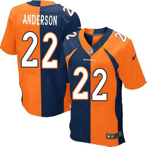 C.J. Anderson Denver Broncos orange Elite jersey
