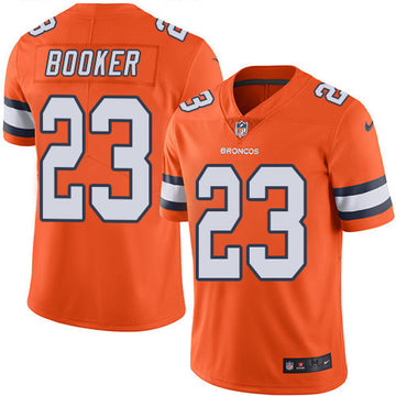 Devontae Booker Denver Broncos orange Limited jersey