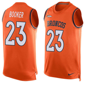 Devontae Booker Denver Broncos orange Limited jersey