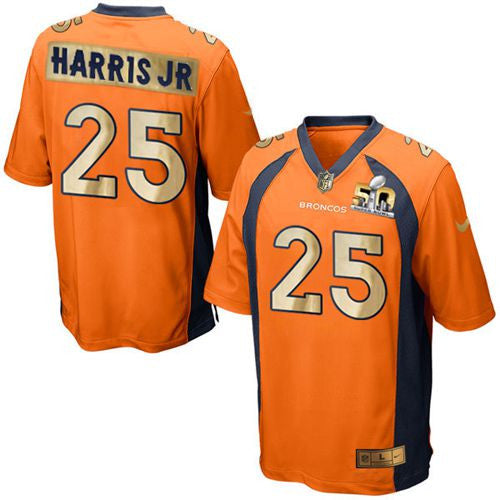 Chris Harris Jr Denver Broncos orange Game jersey