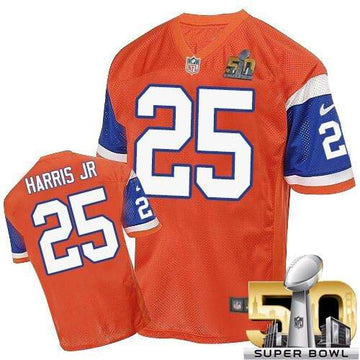 Chris Harris Jr Denver Broncos orange Elite jersey