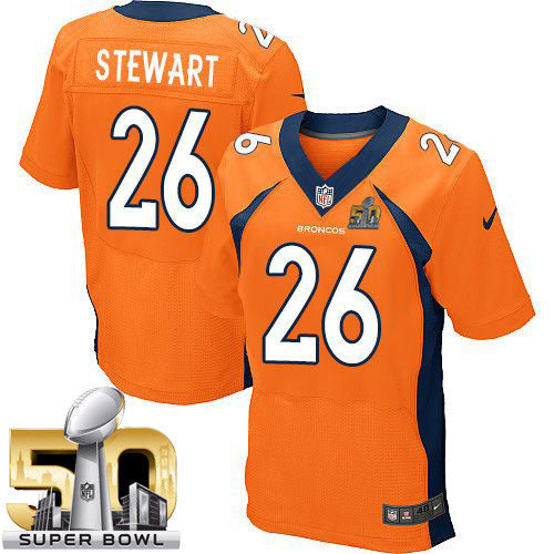 Darian Stewart Denver Broncos orange Elite jersey