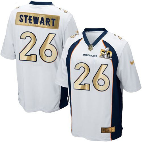 Darian Stewart Denver Broncos white Game jersey