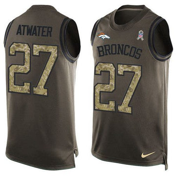 Steve Atwater Denver Broncos green Salute To Service jersey