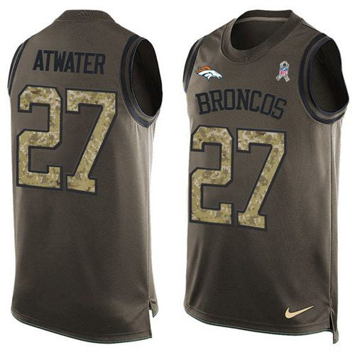 Steve Atwater Denver Broncos green Salute To Service jersey