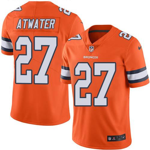 Steve Atwater Denver Broncos orange Limited jersey