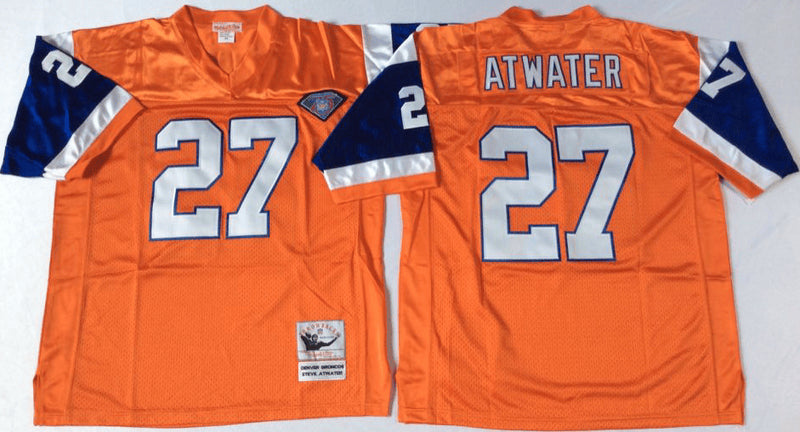 Steve Atwater Denver Broncos orange Throwback jersey